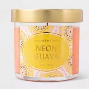 2 New opal house neon guava candles